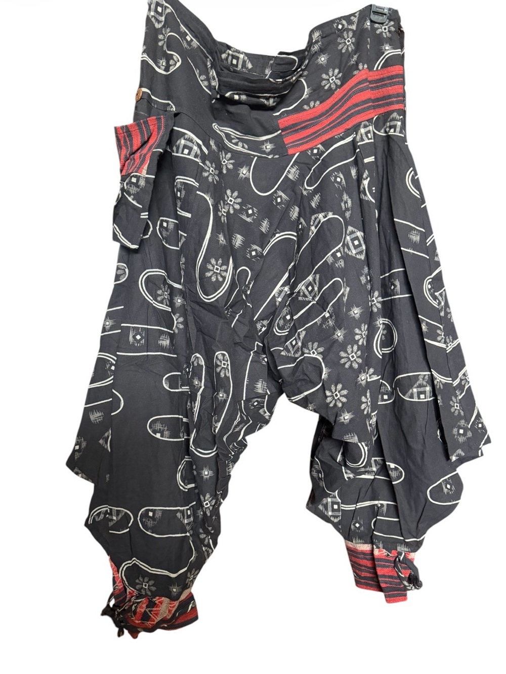 New - Siamurai Dragon Hill Tribe Harem Pants